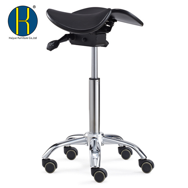 Office Sit Stand Stool Staff Split Saddle Chair HY6025