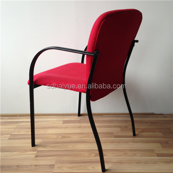 High Quality School Furniture Chair Red Fabric Library Reading Chair