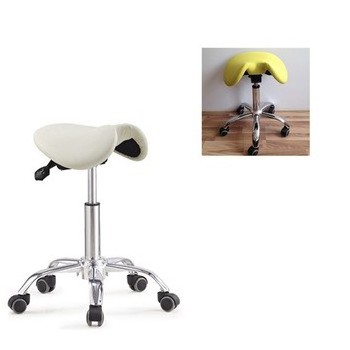 swivel saddle stool ergonomic denist chair with wheels adjustable mini work chair for office