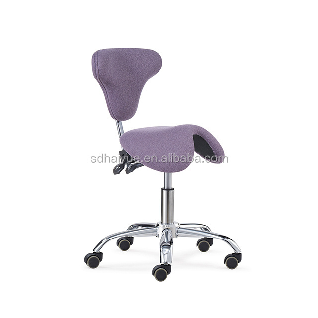 Hot sale Office chair Saddle seat stool for keeping back straight comfortable adjustable doctor chair