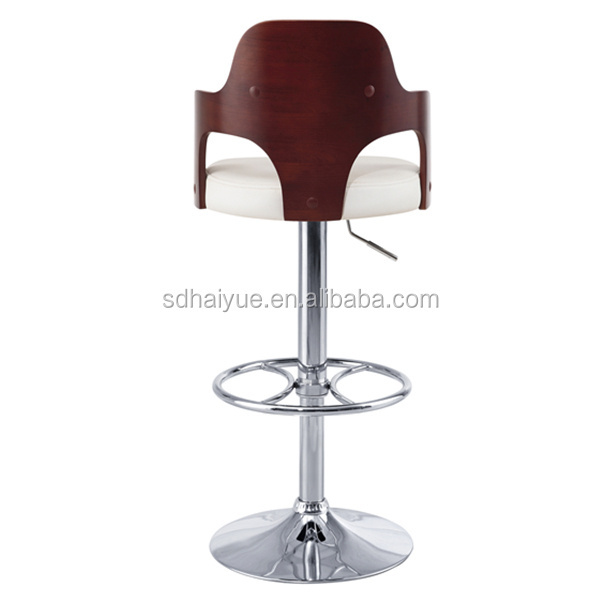 Breakfast bar stool chair with creative plywood style design