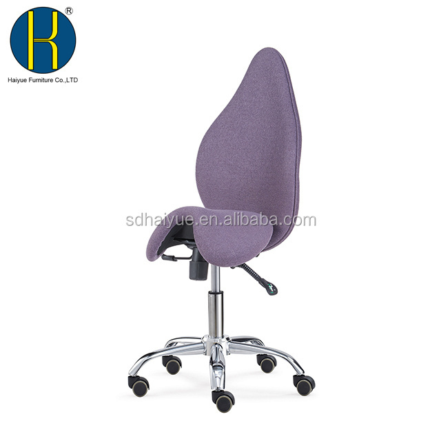 Drafting Stool Chair, Ergonomic Design Adjustable Stool for Computer Desk Office Home Studio Dental Salon Armless Leather Chairs