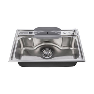 Hot Sale Stainless Steel Hand Wash Sink With R Corner Large Space