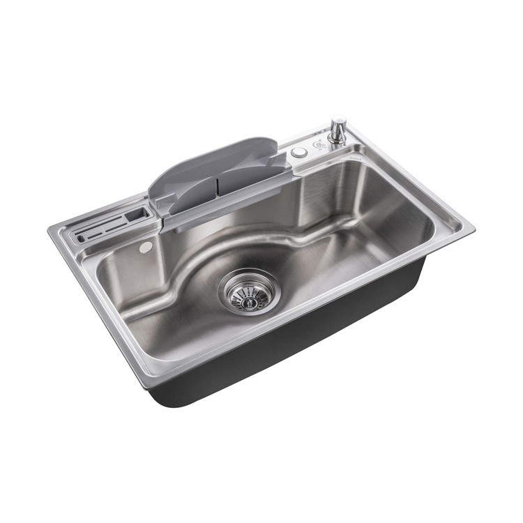 Hot Sale Stainless Steel Hand Wash Sink With R Corner Large Space