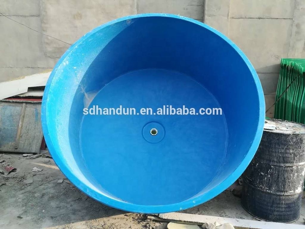 China Factory Offer Any Size Fiberglass Large Plastic Fish Farm Tank for Fish feeding Usage