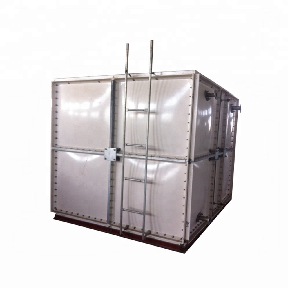 FRP Soft  Water Storage Rectangular Fiber FRP Tanks  for Water Treatment Application