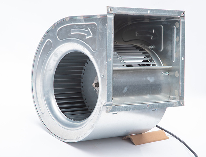 Galvanized Steel 12V /36V DC Cooling Air  Inline  Centrifugal Blower  Fan