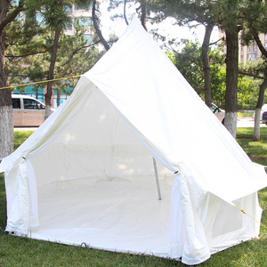 Cheap 5M Bell Lotus Jurta Tent Lawn Bell Mongolian Tent Luxury Mongolian Yurt Outdoor Tents