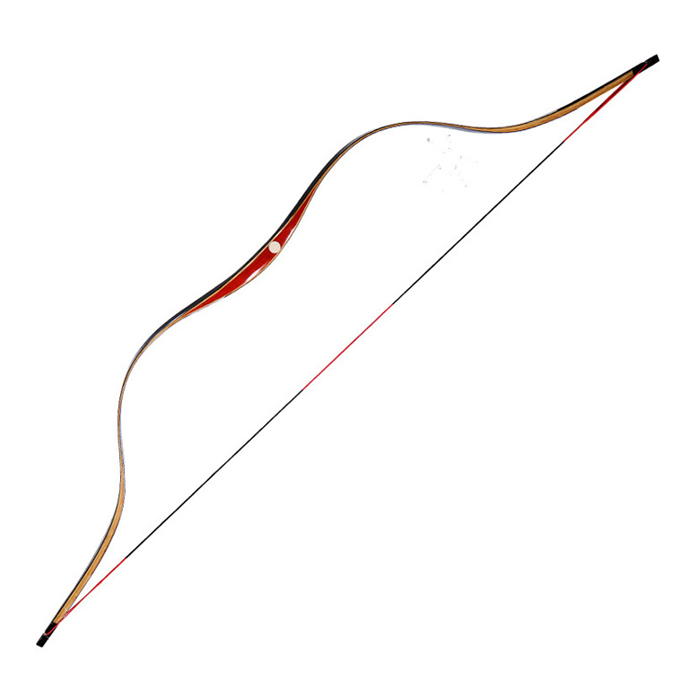 Hitop 55 Inch 50Lbs Bamboo Archery Recurve Professional Bow Hunting Wooden Bow And Arrow Archery