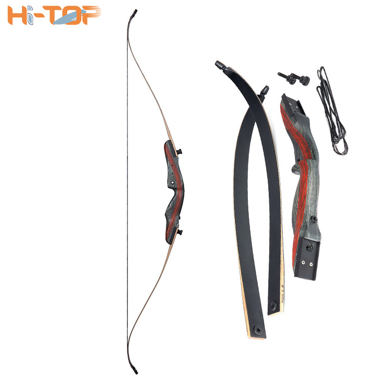 Hi Top Competitive Bow Archery Sports Traditional Bow Archery High Quality Recurve Bow 70 Inch Archery