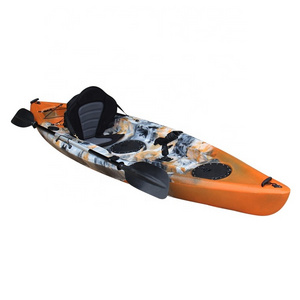 Con Motor Kayak Fishing With Pedal Kayak De Mer Pedale Single Seat Plastic Canoe Fishing kayak