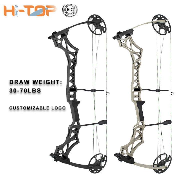 Hi Top 30-70 Lbs Adjustable Beginners Bow Archery Arrows China Compound Bow And Arrow Set For Hunting