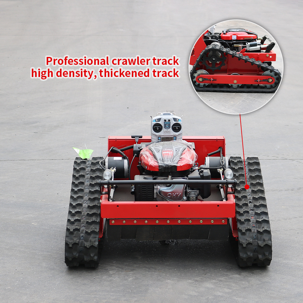 HANYUE Factory price smart 7HP rc lawn mower crawler 550mm remote lawn mower With CE certificate