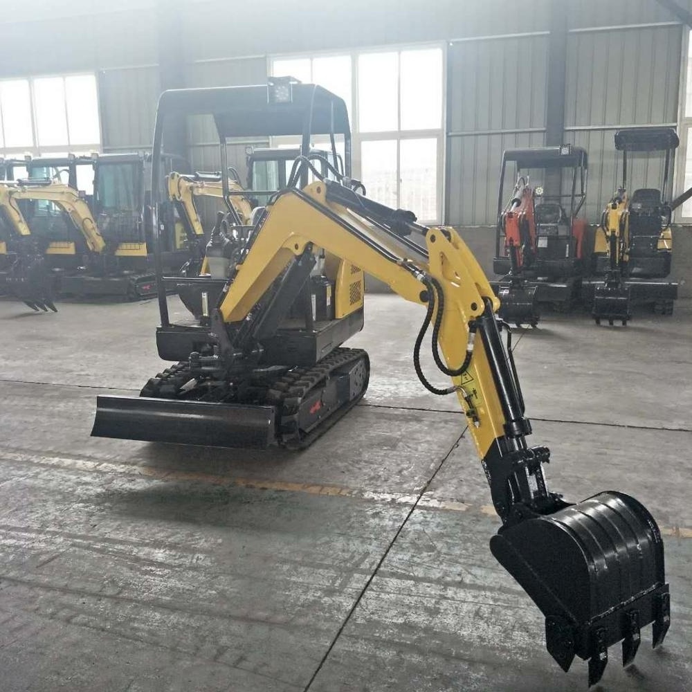 China high quality mini bagger 2 ton mini crawler excavator with CE for sale