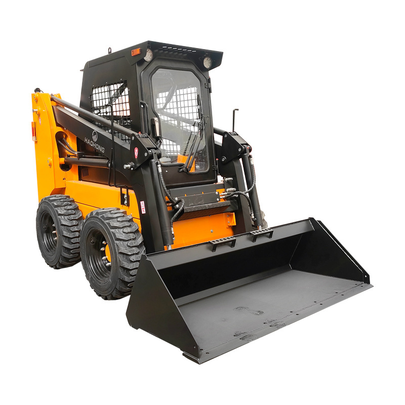 With CE certificate in line with Euro 5 standard Multifunction Skid Steer Loader mini skid steer attachments