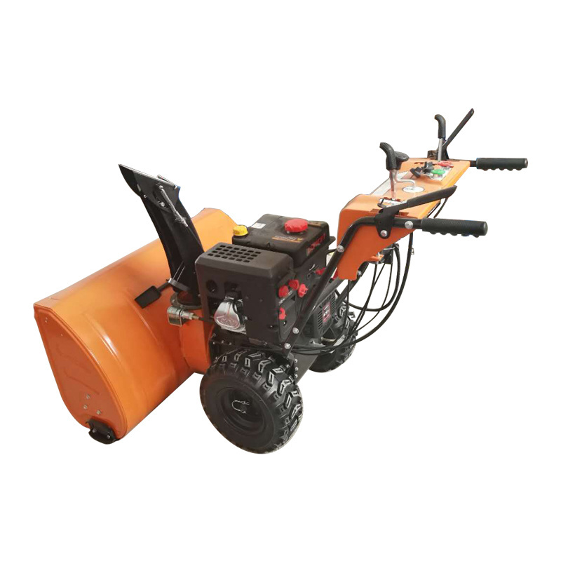 6 5HP SNOW BLOWER 2 STAGE SWEEPER THROWER with LONCIN ELECTRIC BATTERY START ENGINE EUROPEAN Max Wheels Technical Parts Gears