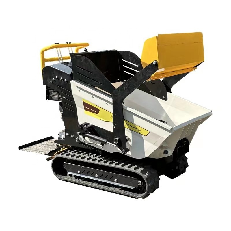 garden transporter mini dumper loader self loading tracked dumper truck