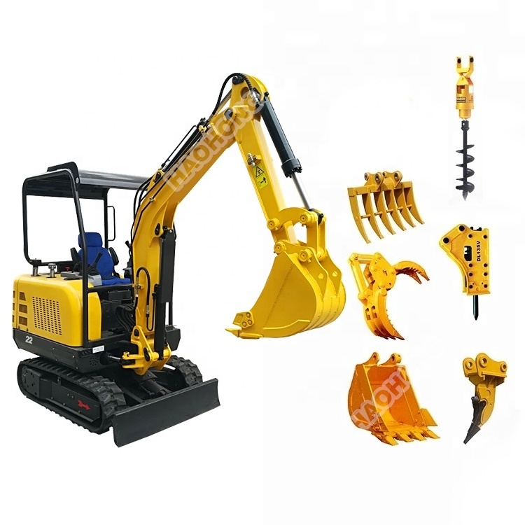 Chinese cheap small crawler bagger 1.5 ton 1.8 ton 2 ton 2.5 ton 3.5 ton mini digger excavator price