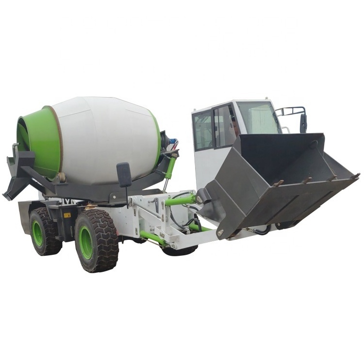 factory price 6CBM Capacity self-loading concrete mixer truck for sale