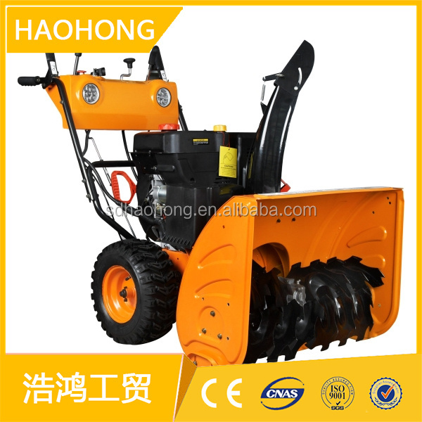 1M Tractor Mounted Snow Pusher Gasoline Snow Sweeper/ 15hp snow blower Plow/Manual Snow Blower