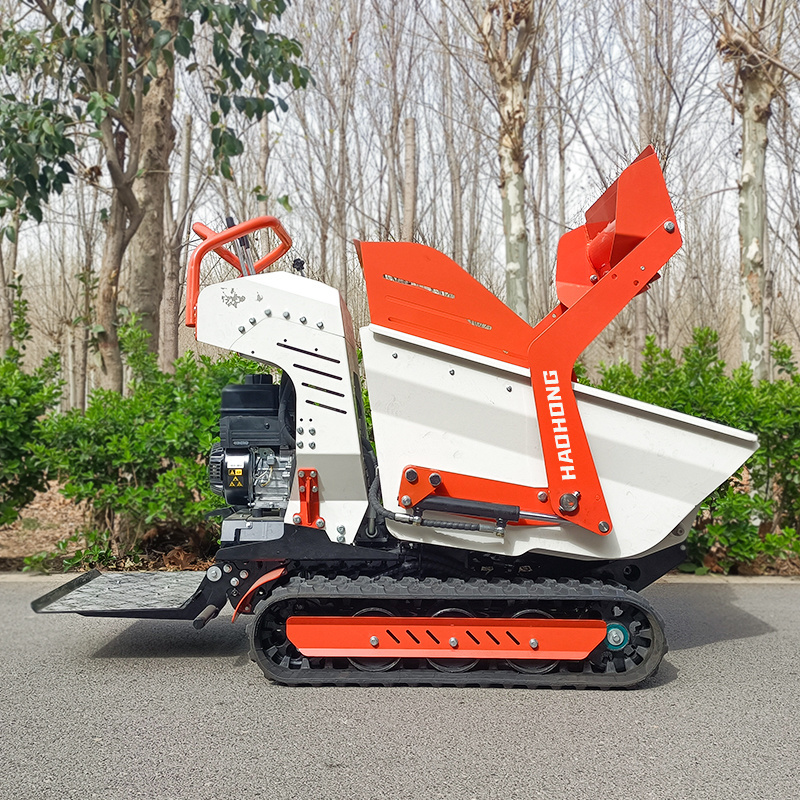 2023 Mini Dumper Tracked Motor Wheelbarrow Track Site Dumper For Farm Work Mini Crawler Dumper Truck