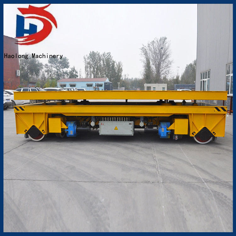 smart running transfer cart remote controlled transfer cart railway towed transfer trolley