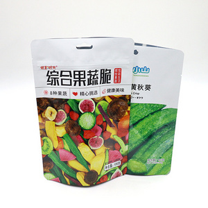 stand up pouches frozen aluminium dry clear clear supplier zip lock custom food packaging