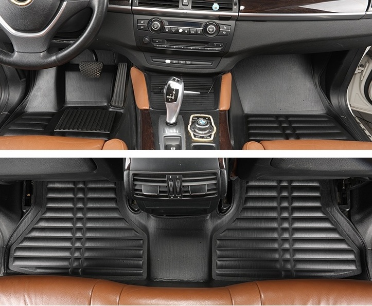 Hot Selling Sound Insulation Odorless Waterproof Leather 5D Floor Foot Mats for FORTE 2007-2010