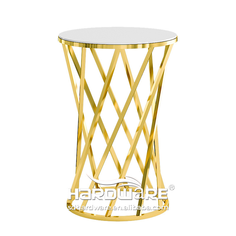 Gold Wholesale High Top Party Cocktail Tables For Events