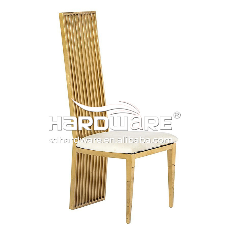 Gold Stainless Steel Royal Chairs Luxury Wedding King Throne Sale Wholesale Wedding Chairs