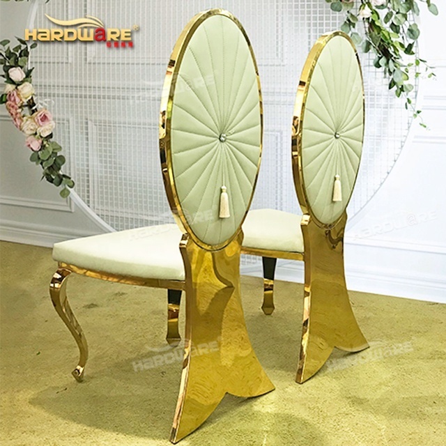 Luxury throne fishtail high back royal pu leather wedding banquet dining chairs