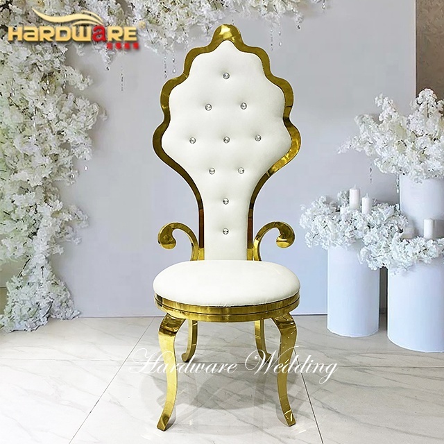 Cheap Royal Wedding King Throne Armrest Banquet Chair For Sale