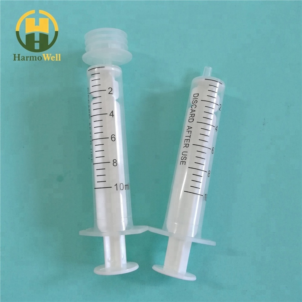 Cheap Plastic Disposable Oral Syringe Food Syringe with Adoptor/caps