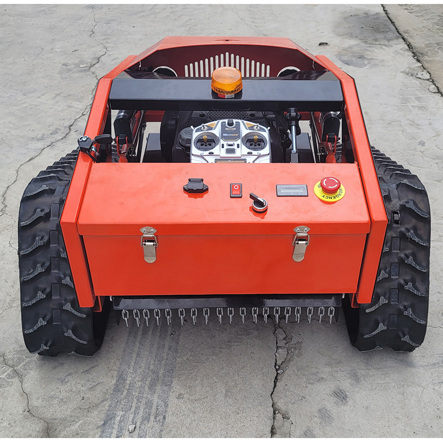 Crawler Lawn Mower Blade Steel Type Robotic Lawn Mower No Line Farm Implements Lawn Mower