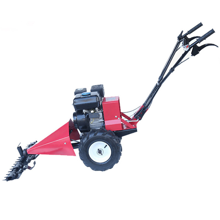 Handheld walk behind sickle bar mower gasoline scythe grass cutting mower