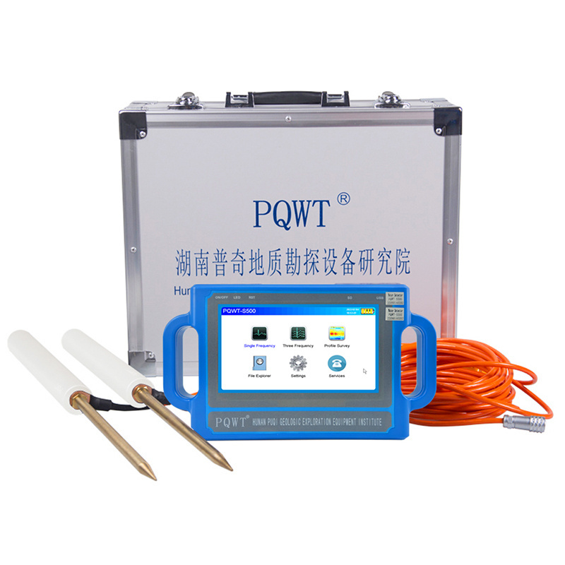 PQWT-S300 Geophysical Water Well Logging Survey Equipment 300m Resistivity Underground Water Detector price