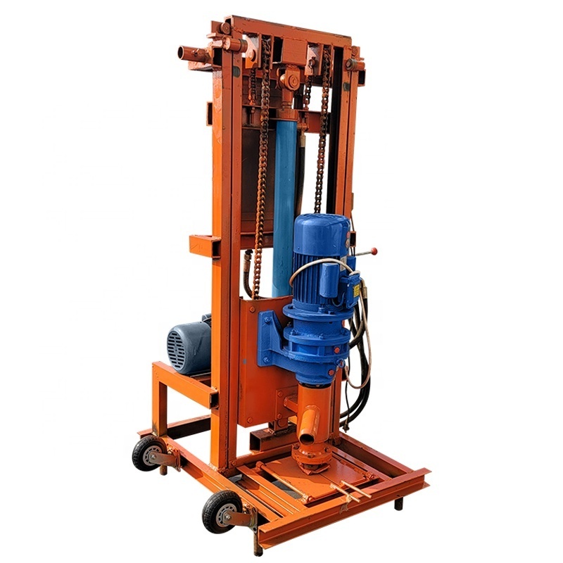 CE Approved Hydraulic Water Well Driller 220V/380V Electric Borehole Water Well Drilling Rig Machine for Sale