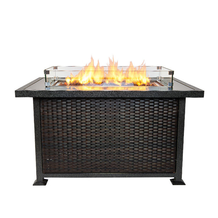 43 Inch 50,000 BTU Stainless Steel Burner Fire Pit Outdoor smokeless fire pit portable camping fire pit