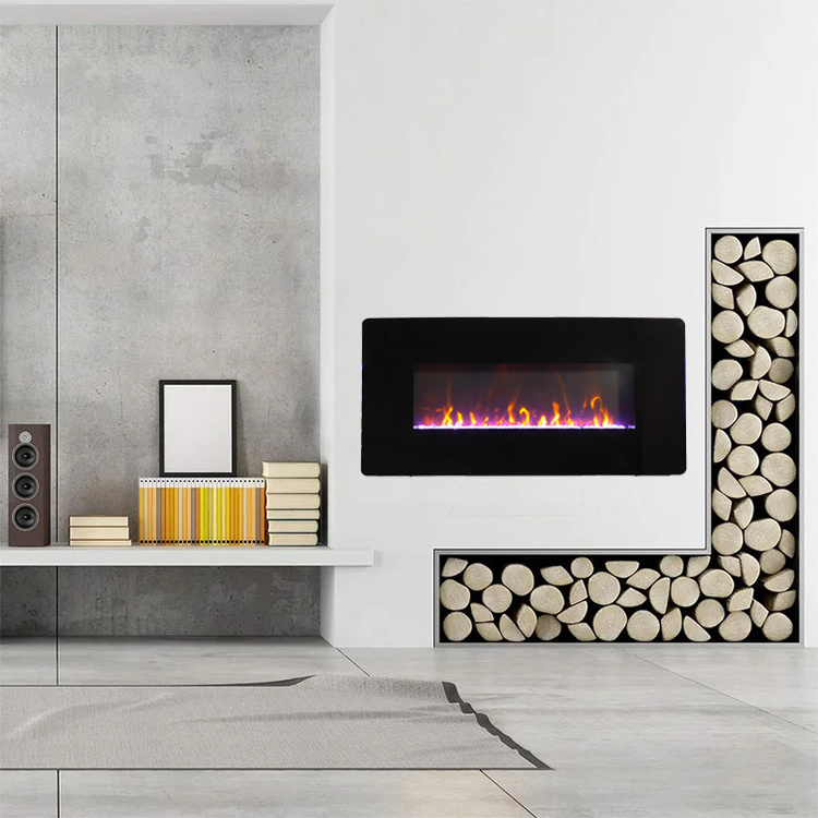 Us warehouse delivery gas fireplace indoor Led Light Freestanding & Wall-Mounted Electric Fireplace Heater  fireplace for sale