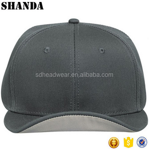 Custom design flip up brim hats high quality cotton flip-up baseball cap