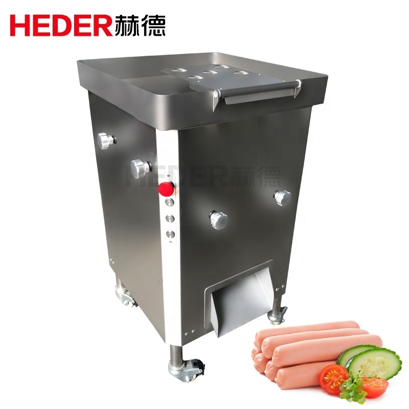 Fresh cow goat beef meat steak chicken breast thin slice cutting cutter slicer automatic slicing meat strips cutting machine