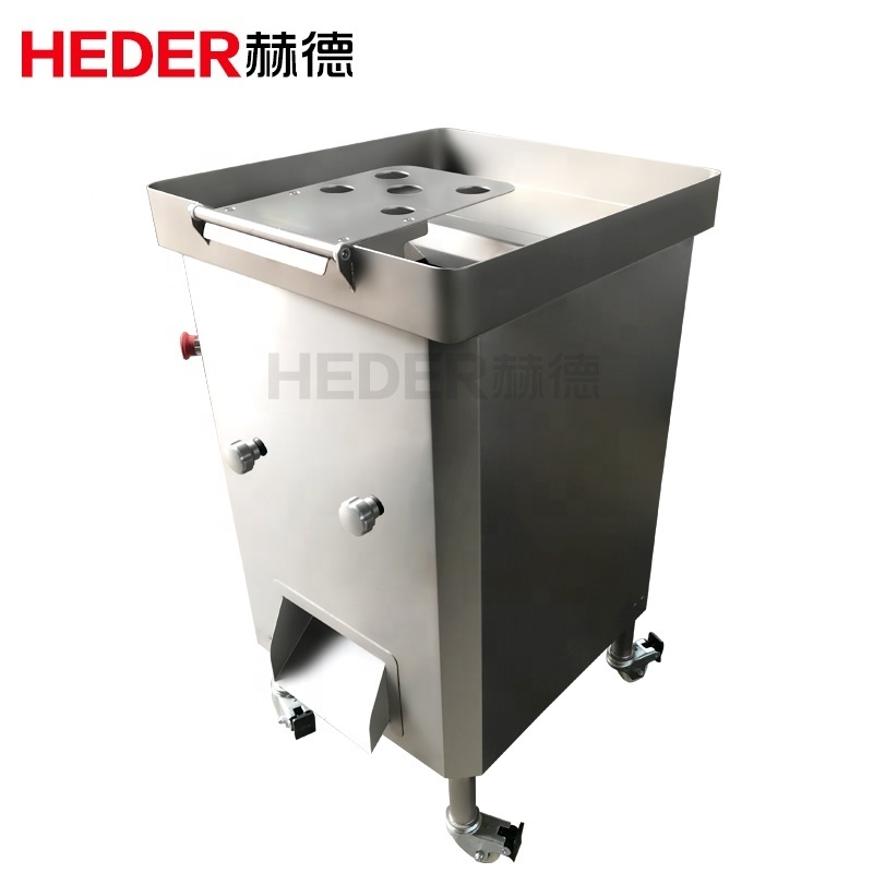 Fresh cow goat beef meat steak chicken breast thin slice cutting cutter slicer automatic slicing meat strips cutting machine