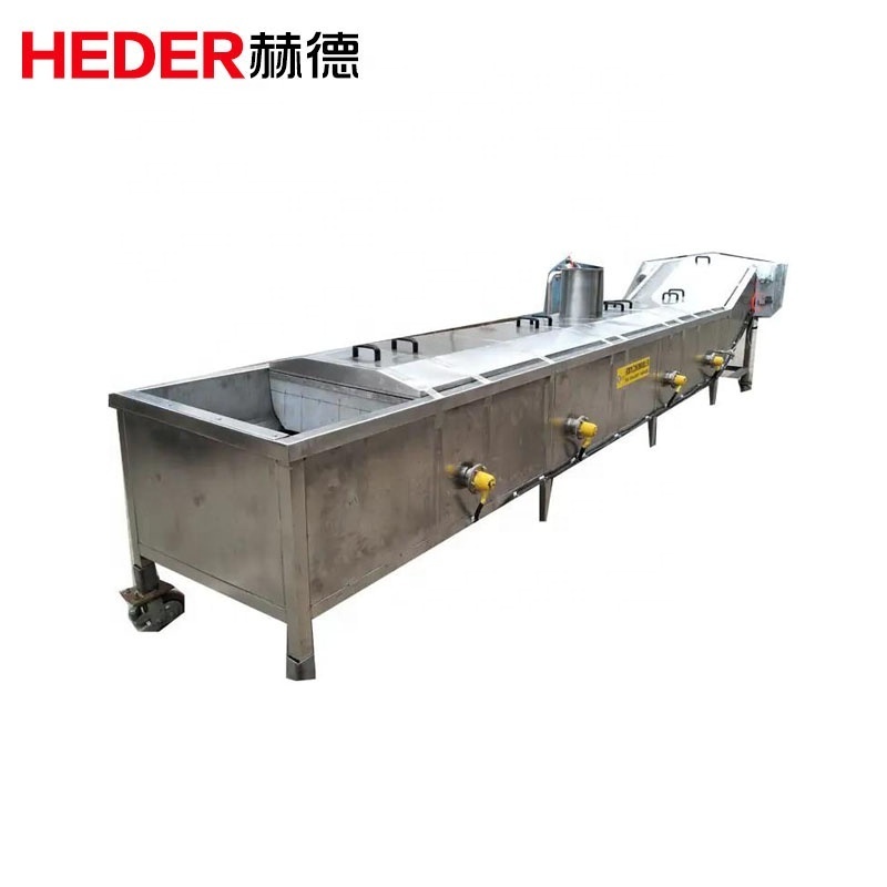 Conveyor blanched machinery vegetable beans food fruit potato blanching machine