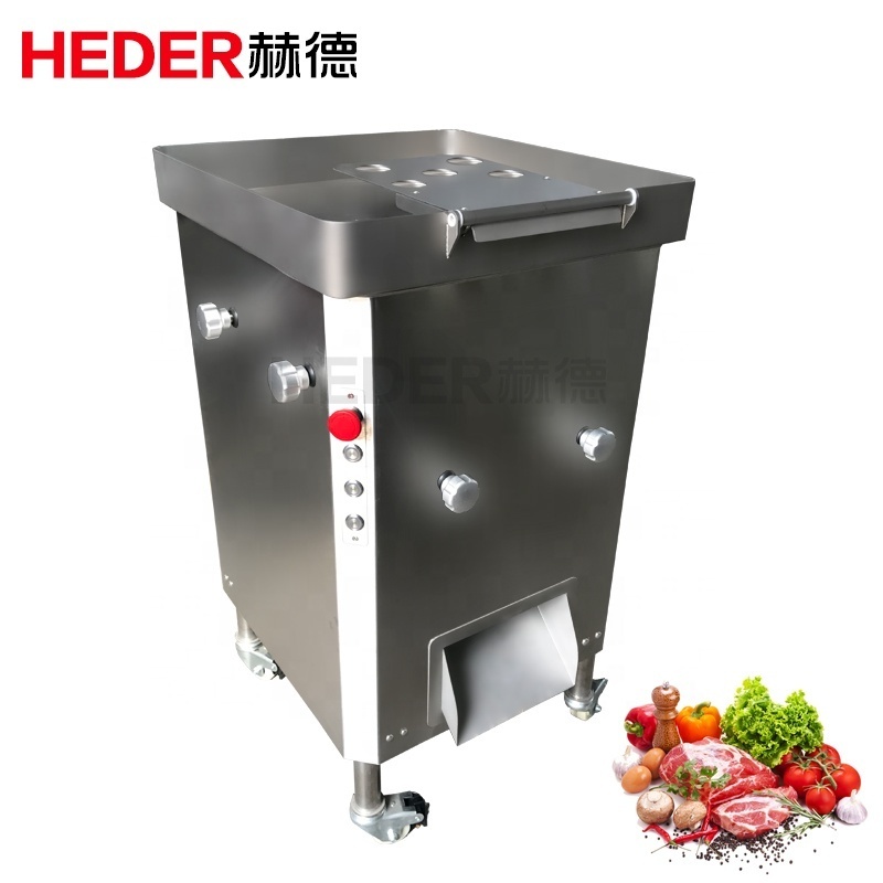 Fresh cow goat beef meat steak chicken breast thin slice cutting cutter slicer automatic slicing meat strips cutting machine