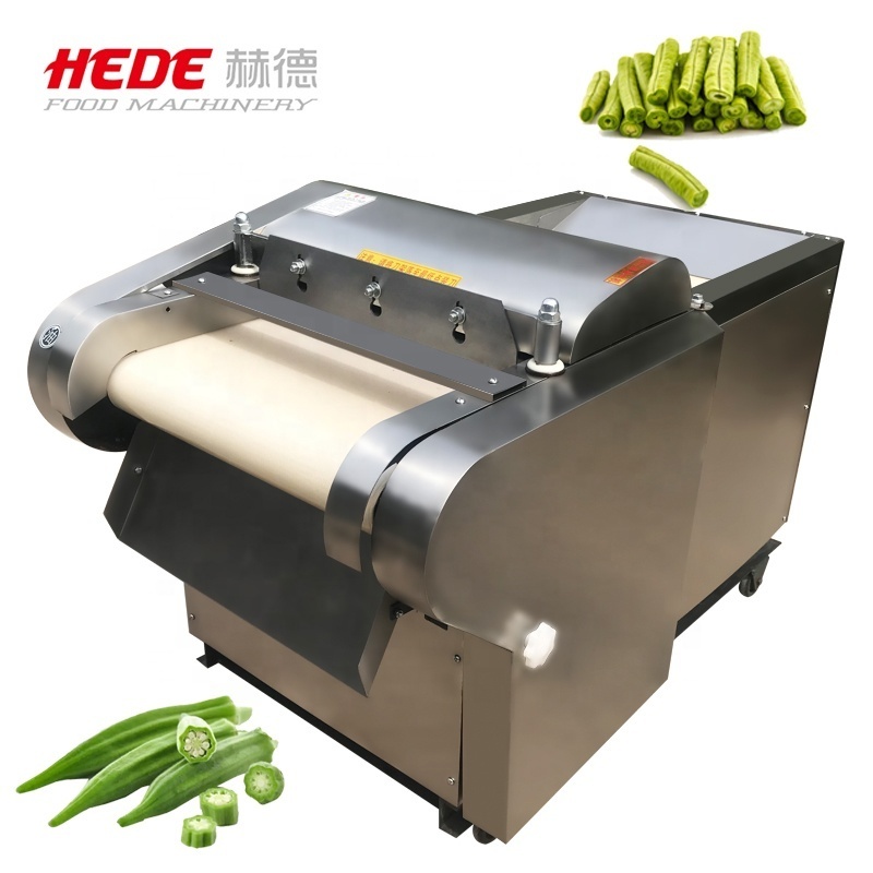 Leafy stem vegetable chopper shredder price green beans kelp chili conveyor belt okra cutting machine