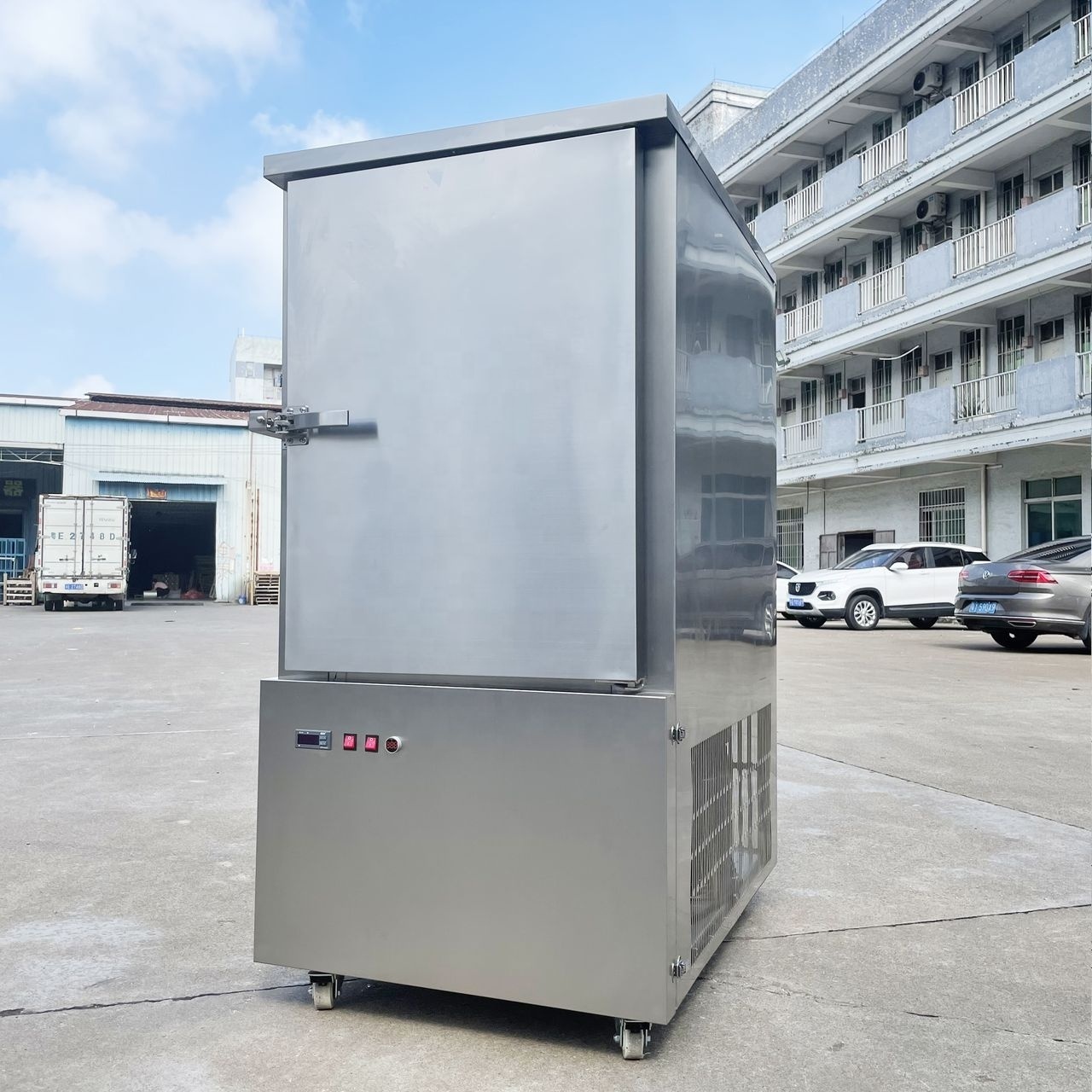 Vertical quick freezing machine chiller fish french fries dumpling meat beef chicken blast freezer