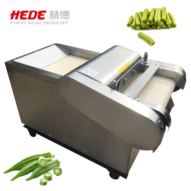 Leafy stem vegetable chopper shredder price green beans kelp chili conveyor belt okra cutting machine