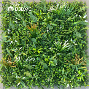 Artificial plants and flowers wall artificial mat hedge vertical garden grass wall green wall panel backdrop