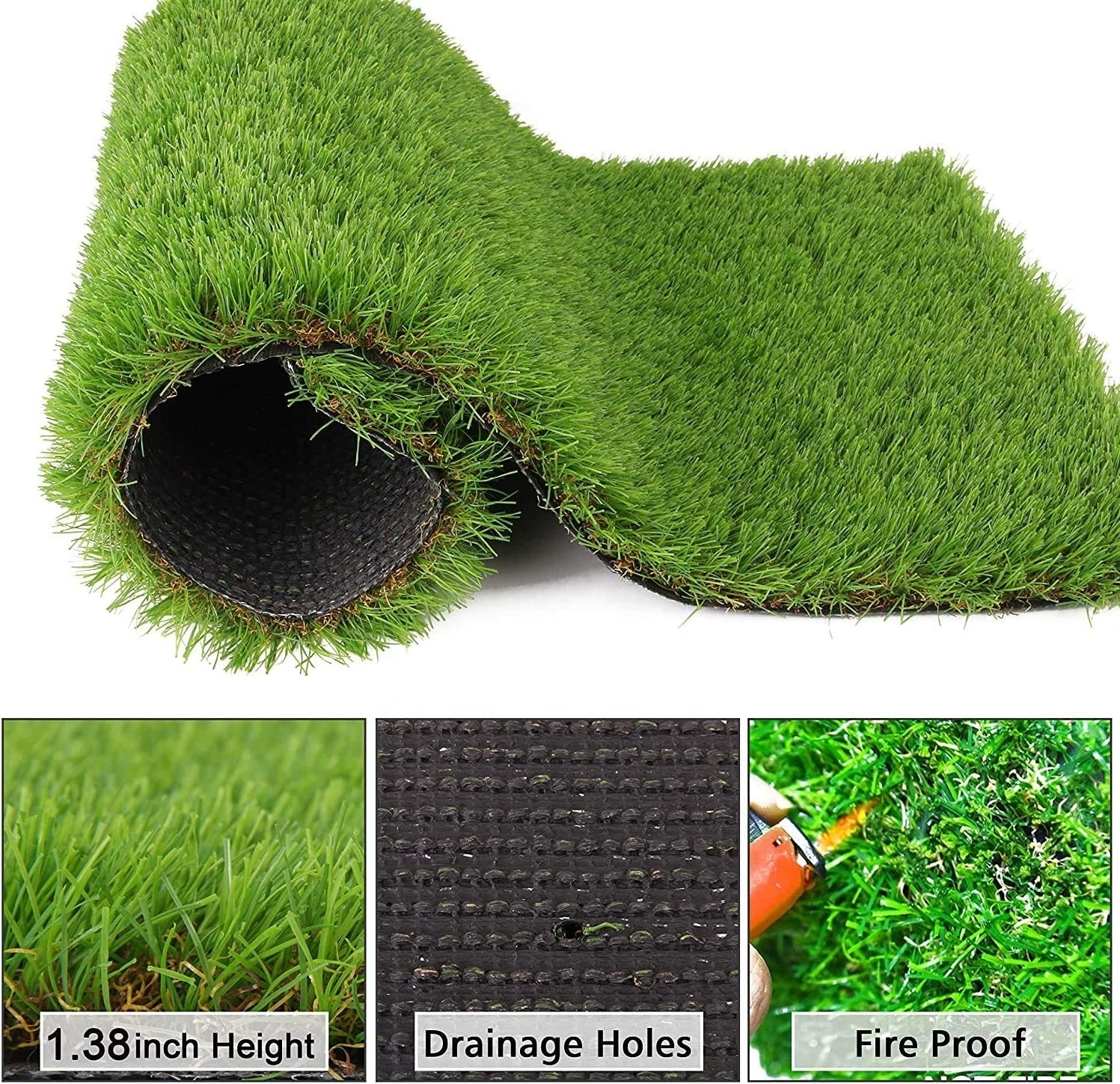 Soccer Field Turf price artificial flower for wall decoration lawn landscape artificial grass