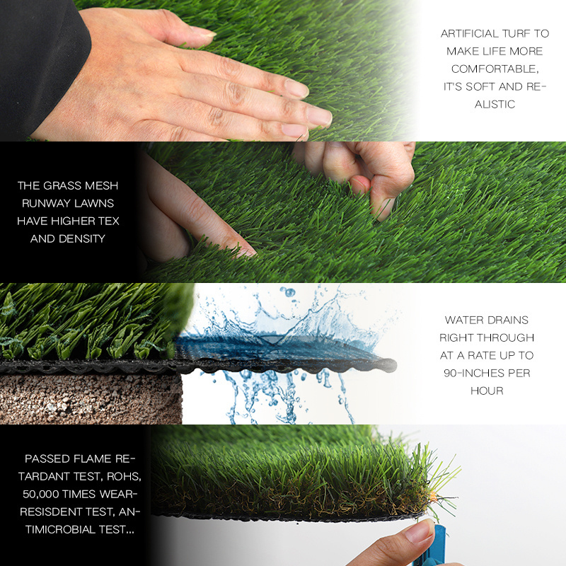 China Manufacturer Synthetic Turf Artificial Grass for market pro-environment synthetic turf grass roll